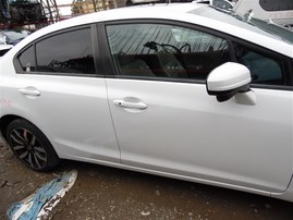 2014 Honda Civic EX-L White Sedan 1.8L AT #A24851